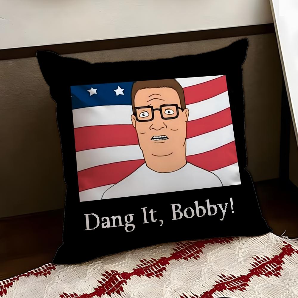 KKing of The HHill Cushion Cover Reversible Soft Durable Pillow Cover Home  Car MultiScene Use for Daily Comfort