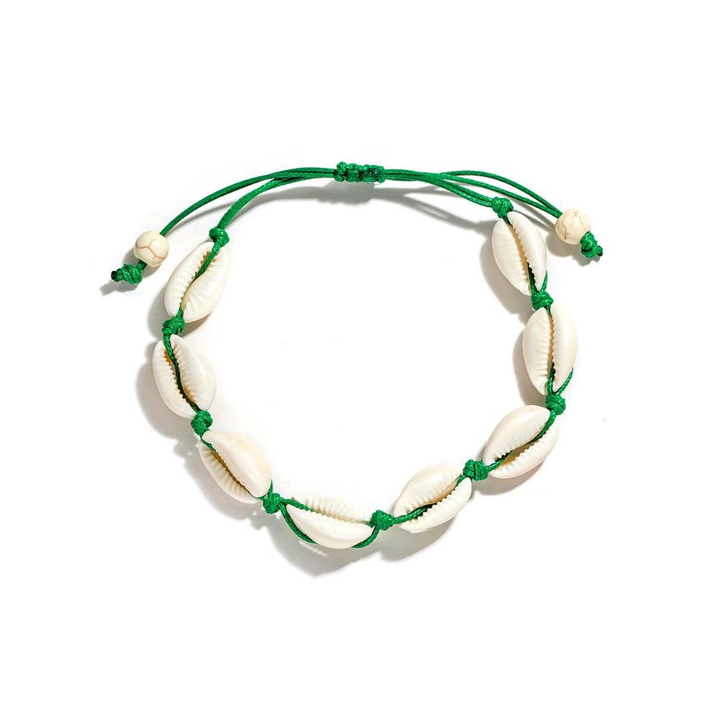 European & American Creative Hawaiian Shell Braided Bracelet