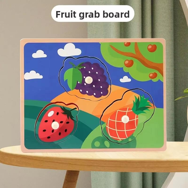 Ungiftiges Montessori Formsortierspielzeug Farbzuordnungs-Puzzlebrett Pädagogisches Holzspielzeug für Kleinkinder Frühes Lernen