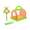 Set Gabbia per Osservazione Insetti Esplorazione all'Aperto con Manico Recinzione Portatile in Rete e Attrezzi per la Cattura di Insetti Kit Educativo per Bambini e Principianti