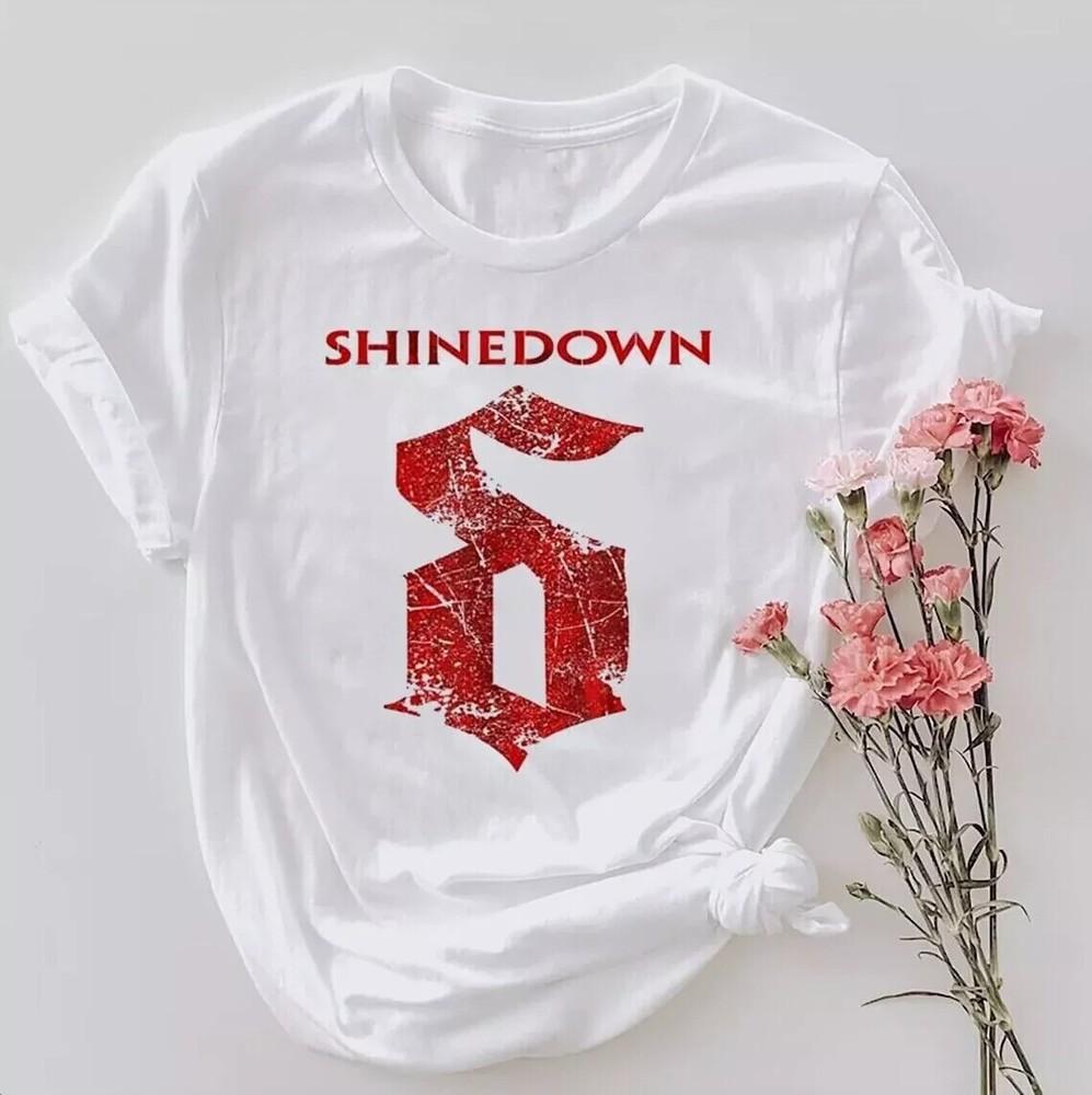 Shinedown T-Shirt Rock Band Tour Unisex 2023 Gift For Fans Music Unisex T-Shirt S