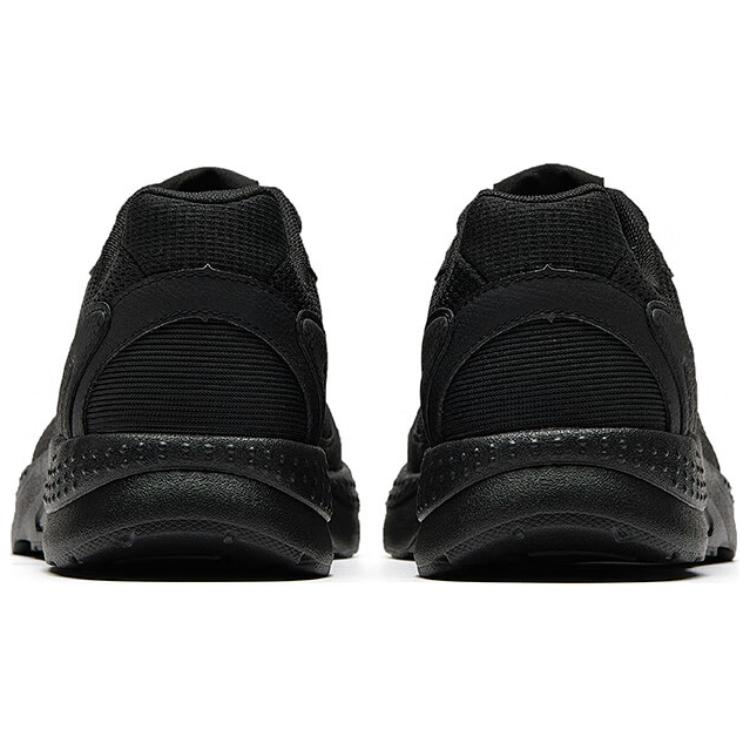 Anta Slip Resistant Abrasion Resistant Low top Casual Shoes Men's Basic Black Sneakers 112528812-2