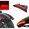 Taillight LED Tail Light Turn Signal Indicator Light Universal Motorcycle Rear  Edge Stop Lamp 12V for XL 883 1200