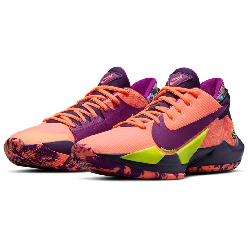 Nike Zoom Freak 2 Bright Mango Sneakers Casual CW3162-800