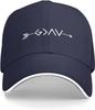 God is Greater Than Highs and Lows Arrow Graphic Baseball Cap Polyester Adjustable Unisex Adults