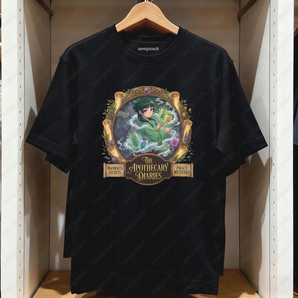 Apothecary Diaries Maomao Anime Tshirt Man Casual Cotton Graphic T Shirts Creative Streetwear Camisetas Harajuku Tops Tee