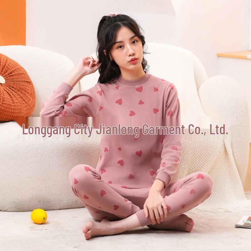 Kids' Pure Cotton Thermal Underwear Set - Autumn/Winter Pajamas and Knit Base Layer for Boys and Girls