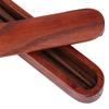 Reusable Wooden Chopsticks Portable Tableware Gift Set Kitchen Utensils for Eating with Box(White Wax Chopstick Box Chopsticks )