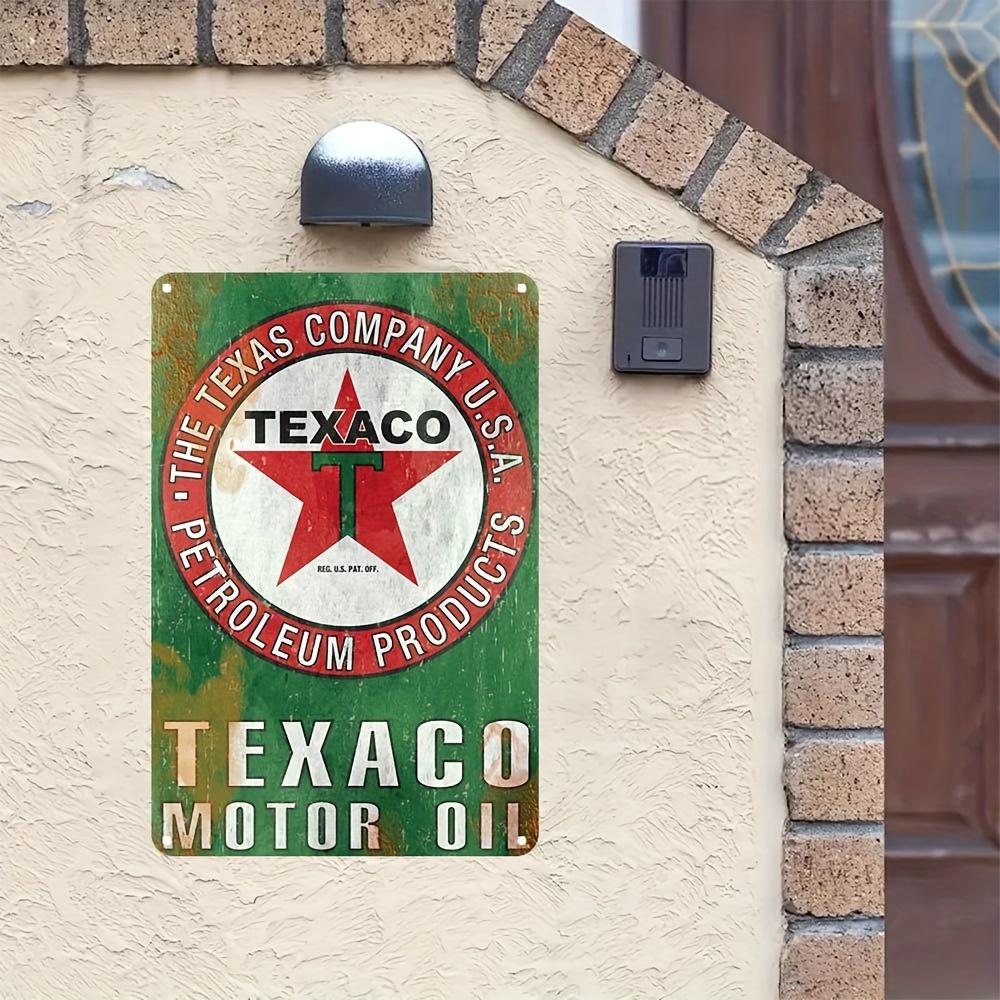 2D Flat, 1pc 2D Flat Frameless Metal Sheet Painting, Vintage Deutz Car Engine Oil Metal Sign - Rectangular Iron Wall Art Decorat