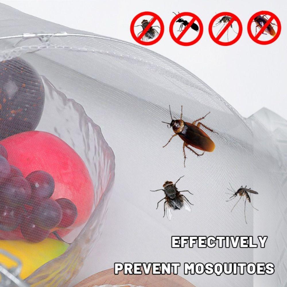Breathable Food Covers Foldable Fruit Picnic Protect Net Durable Dining Table Mesh Cover