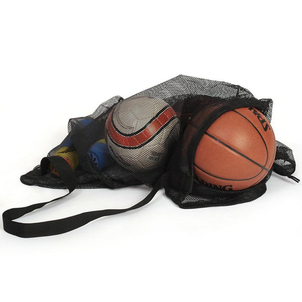 Bag Drawstring Thickened Basketball Storage Bag Sports Ball Bag Large Capacity Mesh Ball Bag