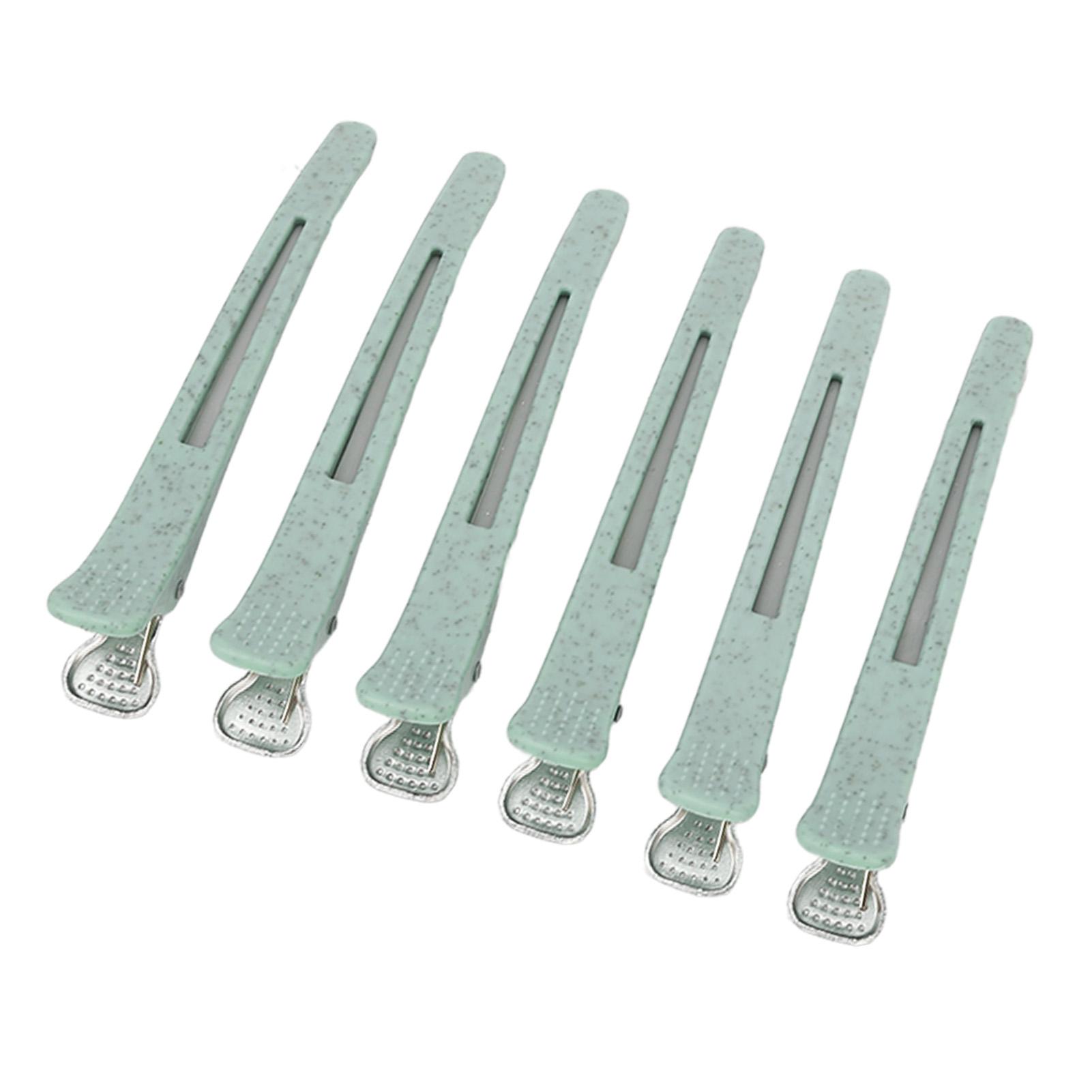 

6 шт. Зажим для укладки волос «утиный клюв» Профессиональный Портативный Салонный Зажим для секционирования волос для Женщин Девушек