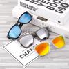 Fashion New Retro Square Large Frame Sunglasses Fashion Women Minimalist Design Glasses UV Resistant Sunglasses