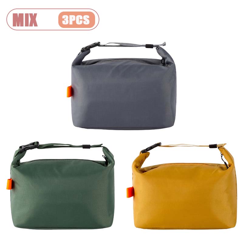Large Capacity Insulated Lunch Bag Foldable Thermal Tote Leakproof Oxford Cooler Bag Portable Picnic Bag for Work School Camping