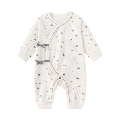Babylove Pure Cotton Newborn Tie-Front Romper