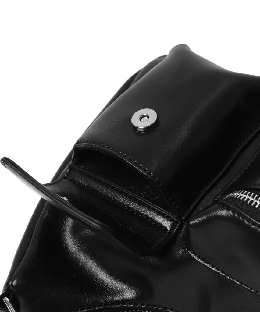 Shoulder Bag with Pouch Random Pocket Design Shoulder Bag Casual Girly Gift Present Spring Summer Autumn Winter F Red [WEGO] Women's