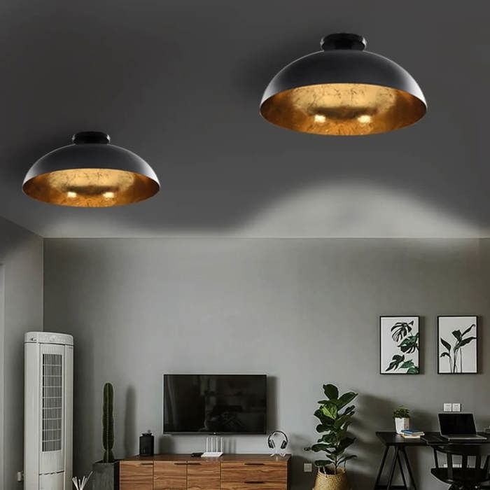 VidaXL 2x Semi-spherical Ceiling Lights Lamp Lighting Light Dining Room Home Interior Bar Entrance Hall Cafe Kitchen 50873