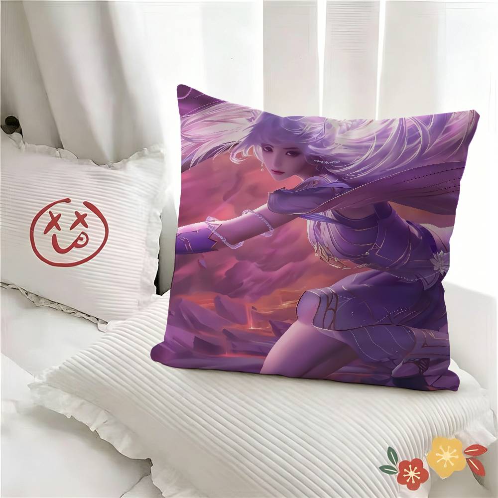 Pc Fantasy Anime DDivine Seal Throne Pillow Case Fashion Square Pillowcase Bedroom Sofa Room Ins Decoration Leisure