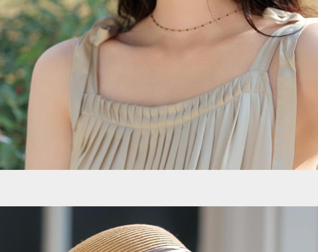 High-End Hepburn Style Raffia Sun Hat for Women - Elegant Summer Travel Accessory