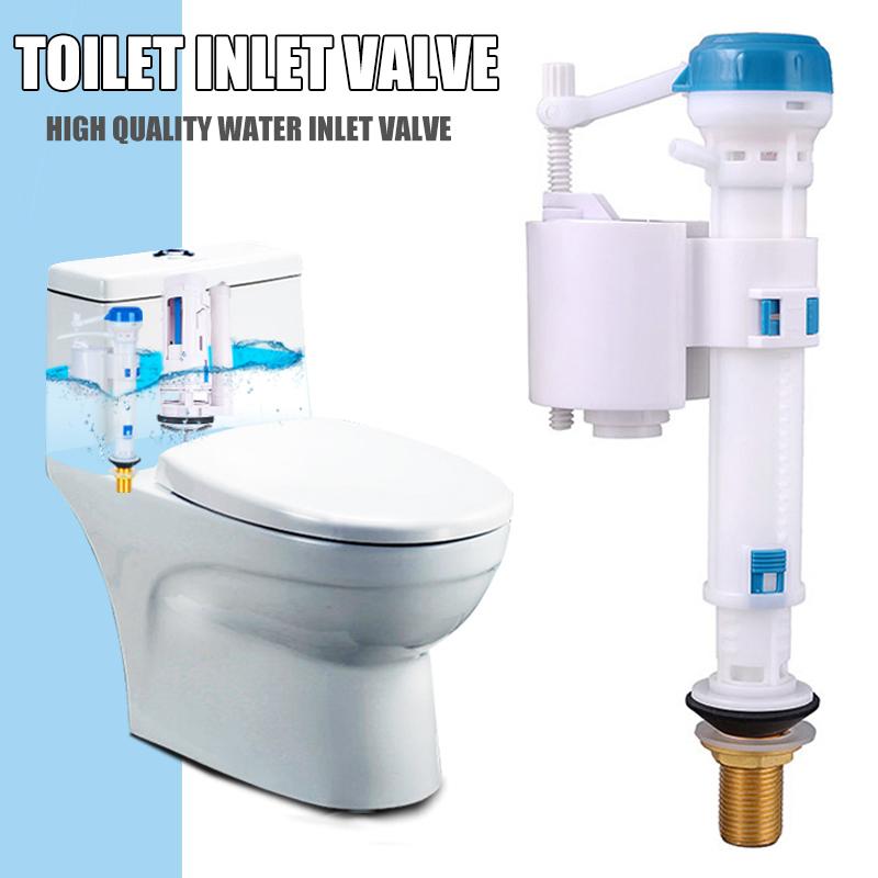 Verstellbares Toilettenspülventil Spülventile Toilettenspülkasten Spül-Druckknopfventil für Toiletten Cisternen Spülkasten-Siphon Badezimmer G1/2