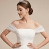 Loose Mesh Off Shoulder Sleeves Polyester Sheer Arm Covers Off-Shoulder Bridal Sleeves  Formal