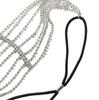 Multilayer Elastic Hairband for Women Lolita Jewel Rhinestone Chain Bead Headband Bridal Hair Accessories 2021  #0689