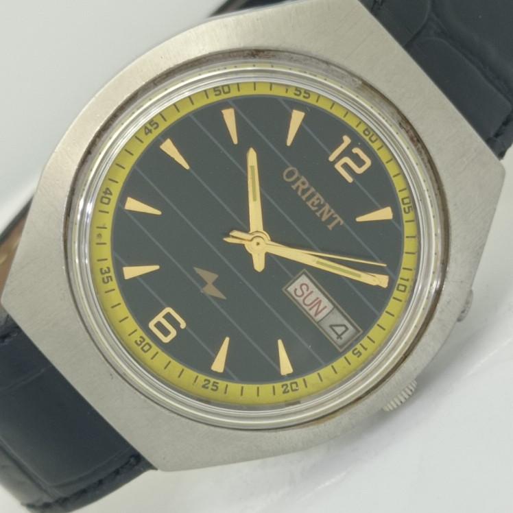 

USED ORIENT AUTOMATIC 46941 JAPAN MENS WATCH a411689-1 Sku003-a411689