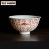 80ml Retro Soda Glasierte Keramik Teetasse Mandarin Fisch Meistertasse Kleine Probierbecher Zen Wasserkrug Teeschale Geschirr Ornamente