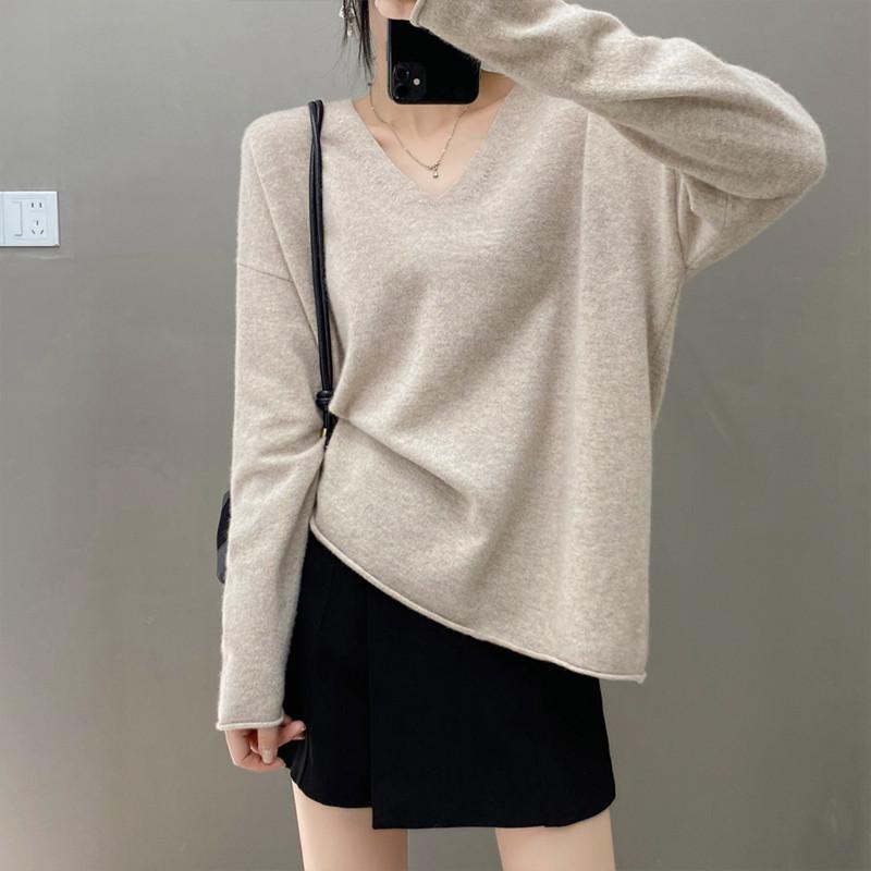 Qinghe 100% Pure Cashmere Women's Sweater - Ultra Soft Luxury Winter Pullover