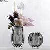 Creative Transparent Vase Plant Pots Table Decoration Minimalist Flowers Arrangement Floral Vases Ornaments Room Aesthetic Decor