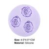 Baking Mold Rose Shape Easy to Clean Silicone Cake Cutter Mold for Party