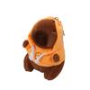 Adorable Capybara Pendant Plush Toy for Desktop Ornaments and Keychain Bag Hanging Ornament