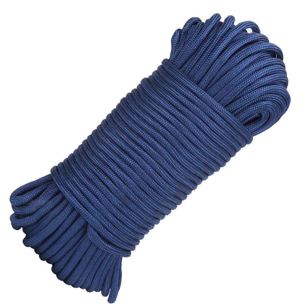 650 Military Specification 10 Core Climbing Rope Outdoor Drying String Rescue RopeNavy Blue