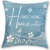 Watercolor Floral Pattern Pillowcasebedroom Living Room Sofa Home Decor Polyester Cushion Cover With Zipper