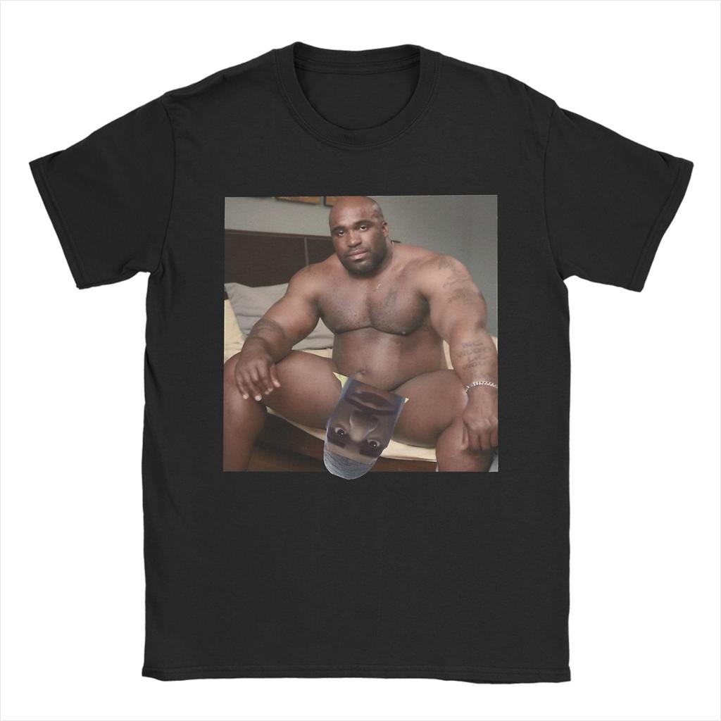 Unisex Unisexs Tshirt Barry Wood Vintage Pure Cotton Tees Short Sleeve Bobblehead Naked Black Guy Meme T Shirts Clothing Plus Size