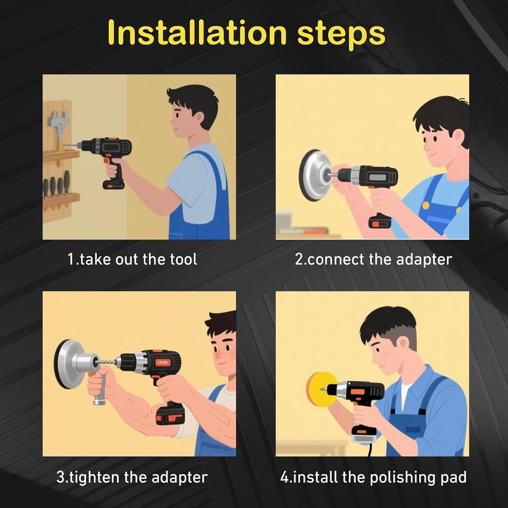 5 Pack 6 Inch Polishing Pads Heavy Duty Orbital Polishing Pads For Painted Surfaces Hook And Loop Foam Buffer Pad Set, Fits 5.5" Backing Plate