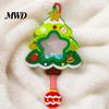 Safe Odorless Crafting Kits for Toddlers Christmas Shaker Ornament DIY Kit Kids, Santa Snowman Reindeer Felt Personalized Eve Gifts Craft Set, Glitter