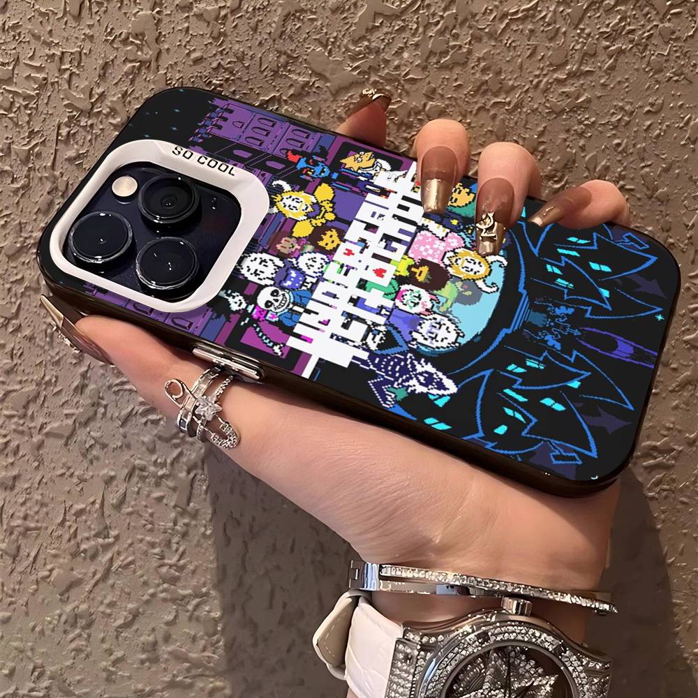 U-Undertale Phone Case For IPhone 17 16 15 14 13 12 11 Pro Max Plus Color Silver Cover