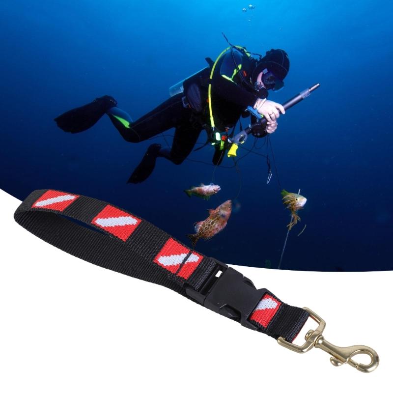 Diving Flags Webbing Flippers Profession Diving Gear Holder Strap Diving Flags Strap Diving Webbing Strap Diving Clip
