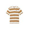 Sportswear Heritage Striped Color Block Short Sleeve Polo Shirt Men Tops Orange CU4433-712