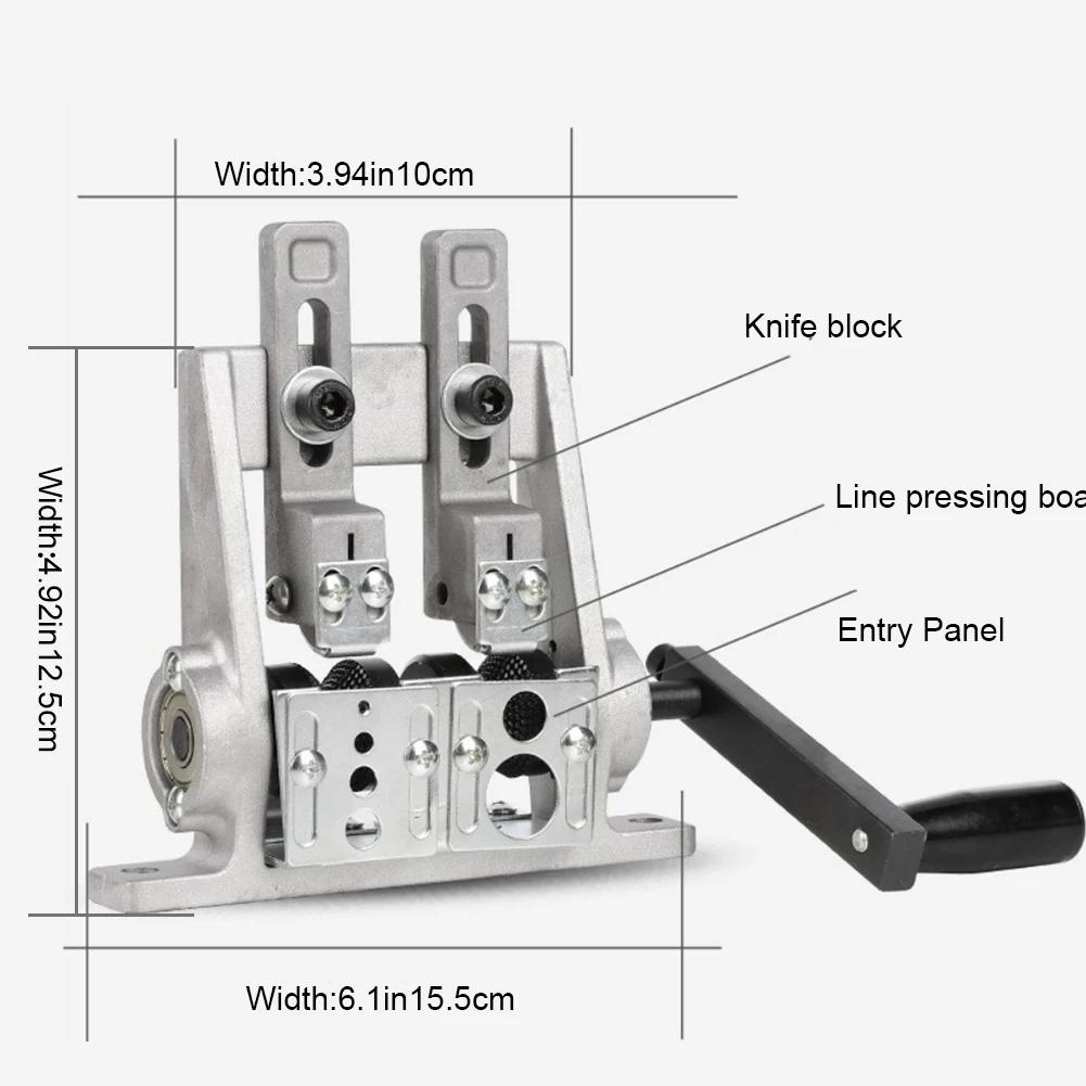 Wire Stripping Machine Portable Manual Wire Stripper with Hand Crank Wire Stripper Machine for Scrap Copper Wire Cable Recycling