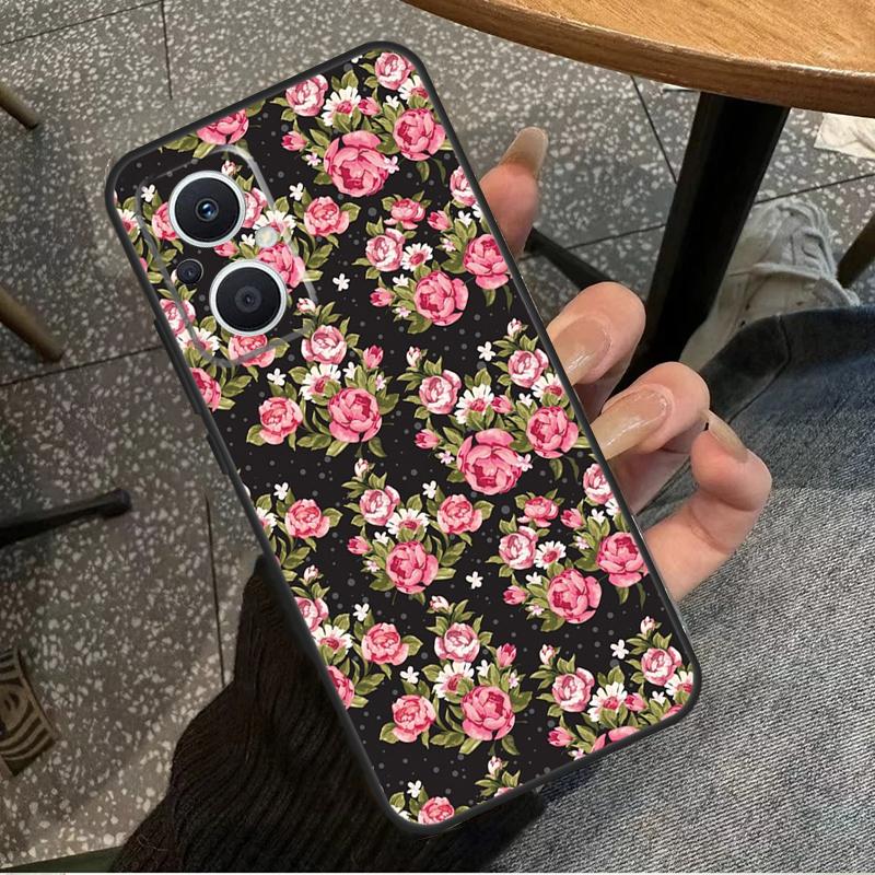 

Floral Chic Roses Tulips Garden For OPPO Reno 7 8 Lite 8T 14F 13F 11F 12F 10 11 12 13 14 Pro OPPO Find X9 X8 X5 X6 Pro Case OPPO Reno13 F