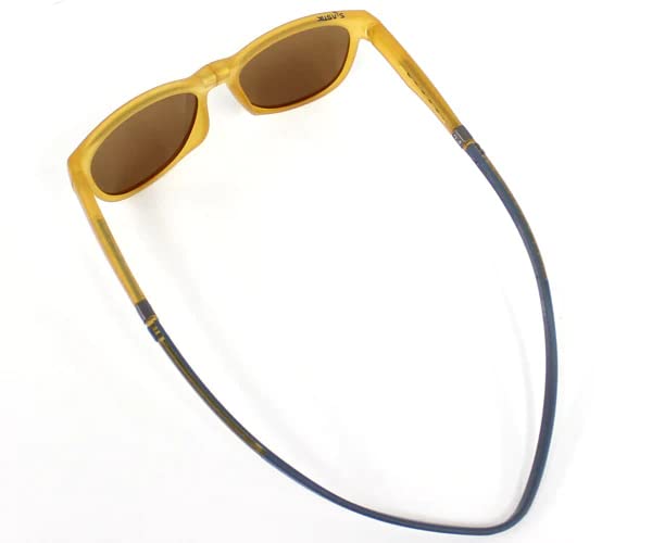 SLASTIK TRAM COMBINO SUNGLASSES UV Neck Strap with Front Magnet [Bayline] (Camel) Protection,