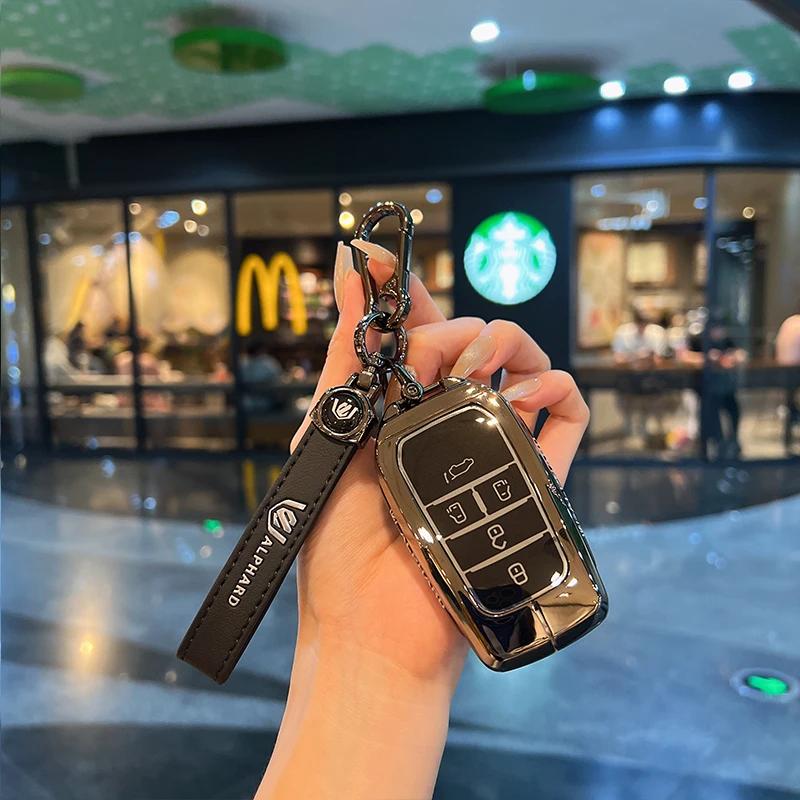 S3 Sienna Key Case 5 6 Button Hybrid Vehicles Alphard Land Cruiser 200 Key Cover Fob Holder Keyring JH3