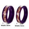 Jewelry Inlaid with Dragon and Phoenix Pattern Purple Nine Purple Fire Ring Couple Ring Bracelet