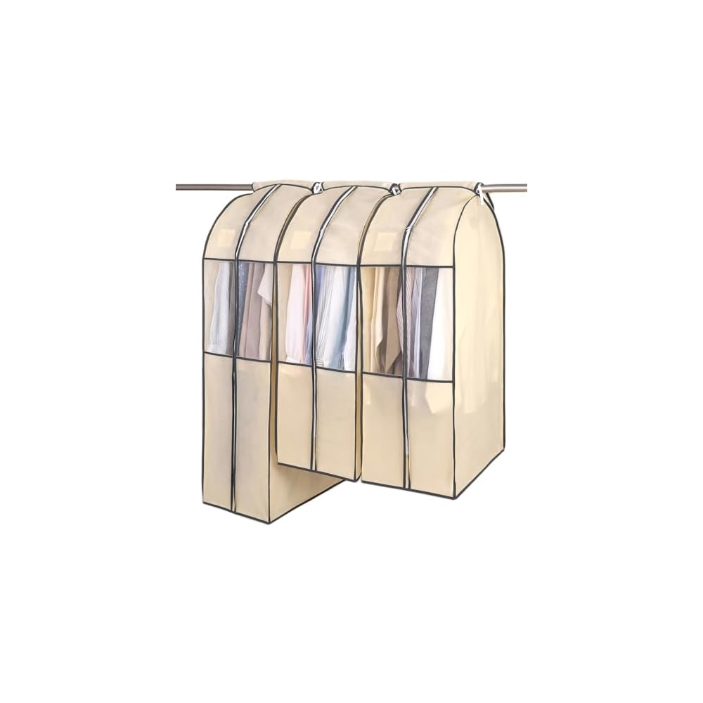 Astro Garment Covers, 3-Pack (2 Short, 1 Long), with 35cm Gusset. These spacious, wrinkle-resistant
