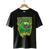 T-shirt Graffiti Stijl Monsters Serie Zombie Bedrukt Shirt Katoenen Korte Mouw Unisex Tops T-shirt, Grafische T-shirts