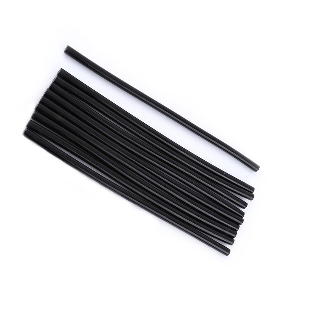 10Pcs black 7mm Celsius 11mm Hot Melt Glue Sticks For Electric Glue      Stick(7mm*200mm)
