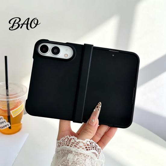 Hard PC Shell for Folding Smartphone Solid Color Case IPhone 18 Fold, Full?Hinge Protective Phone Slim Fit Shock Absorption Cover, Thin Shockproof