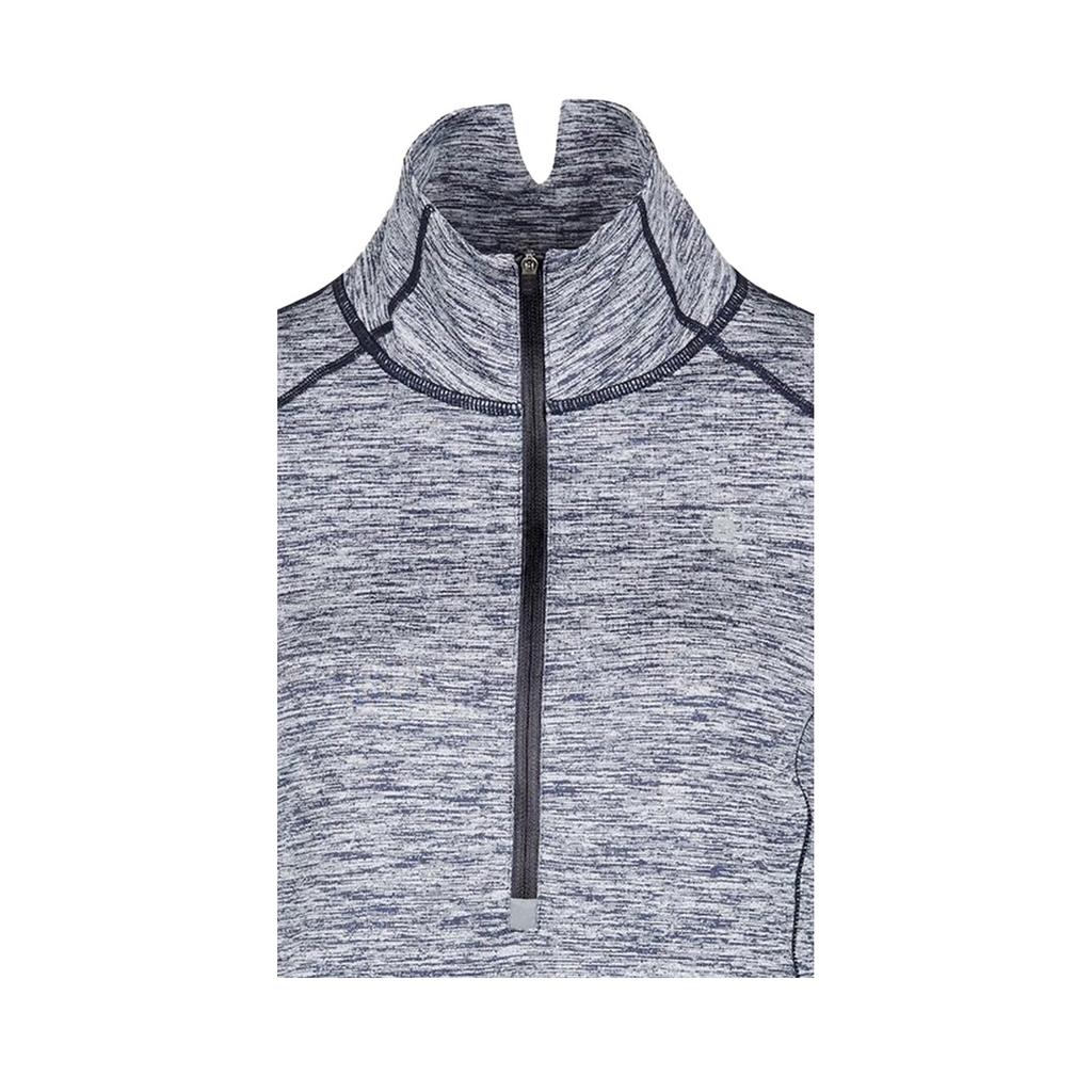 DUBLIN Womens/Ladies Purple Half Zip Long Sleeve Top